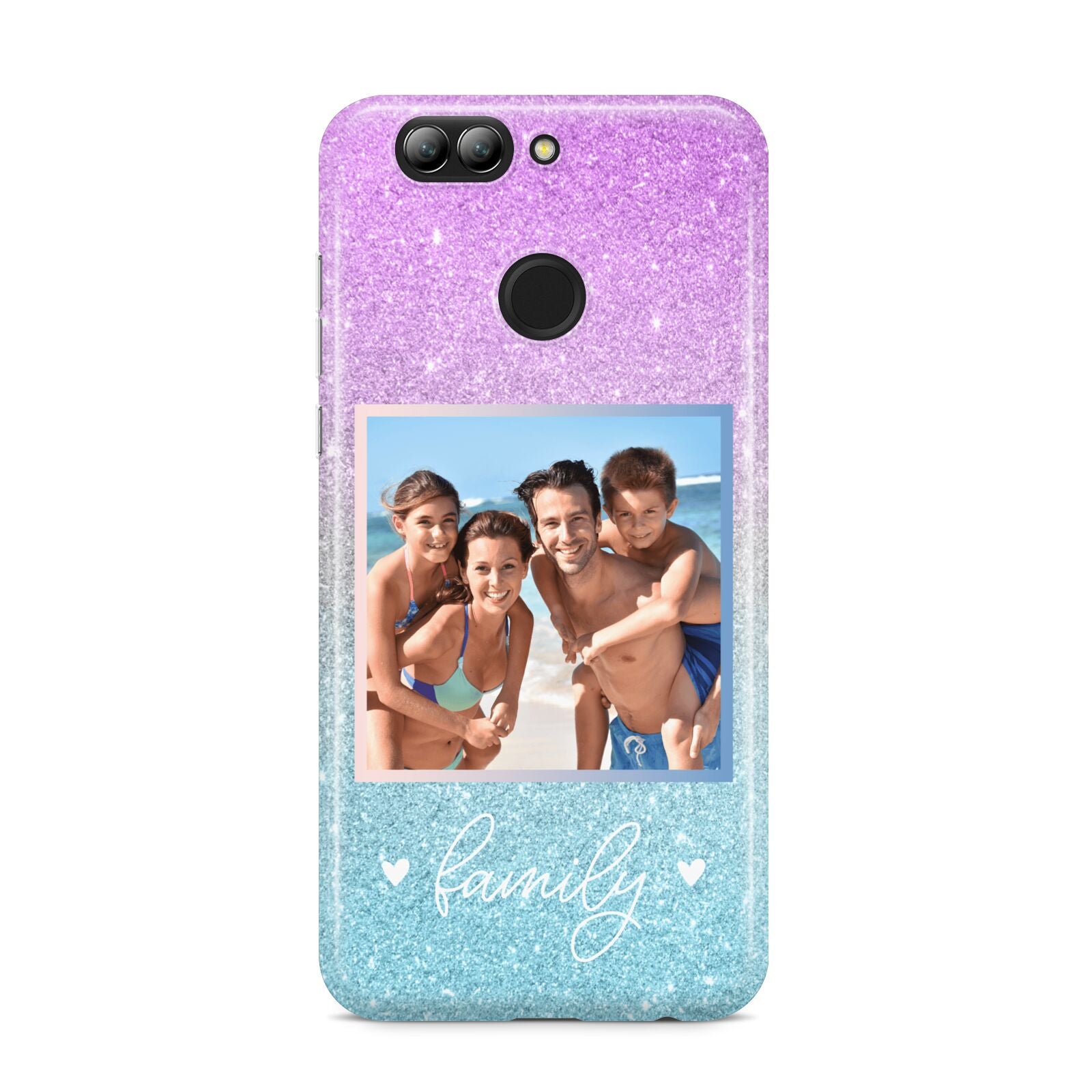 Personalised Glitter Photo Huawei Nova 2s Phone Case