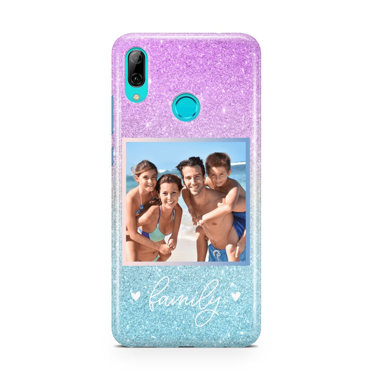 Personalised Glitter Photo Huawei P Smart 2019 Case