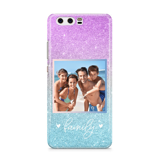 Personalised Glitter Photo Huawei P10 Phone Case