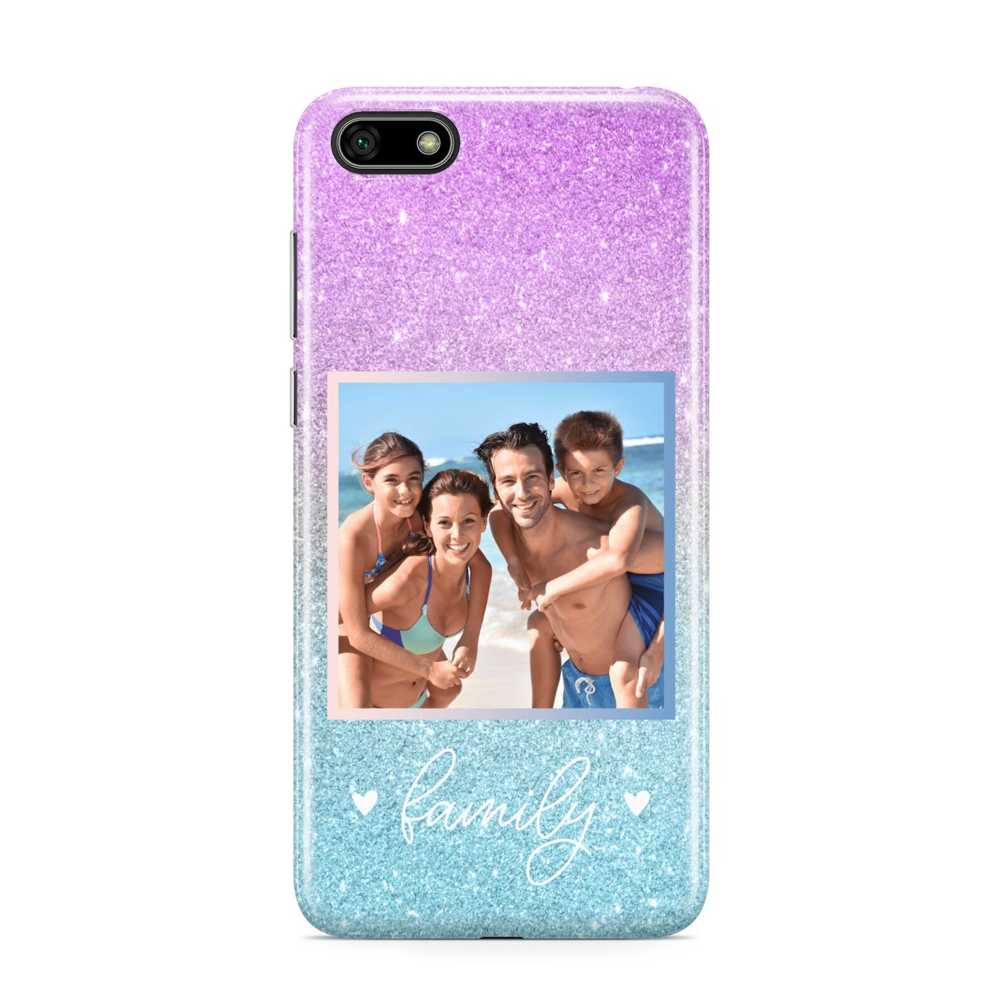 Personalised Glitter Photo Huawei Y5 Prime 2018 Phone Case