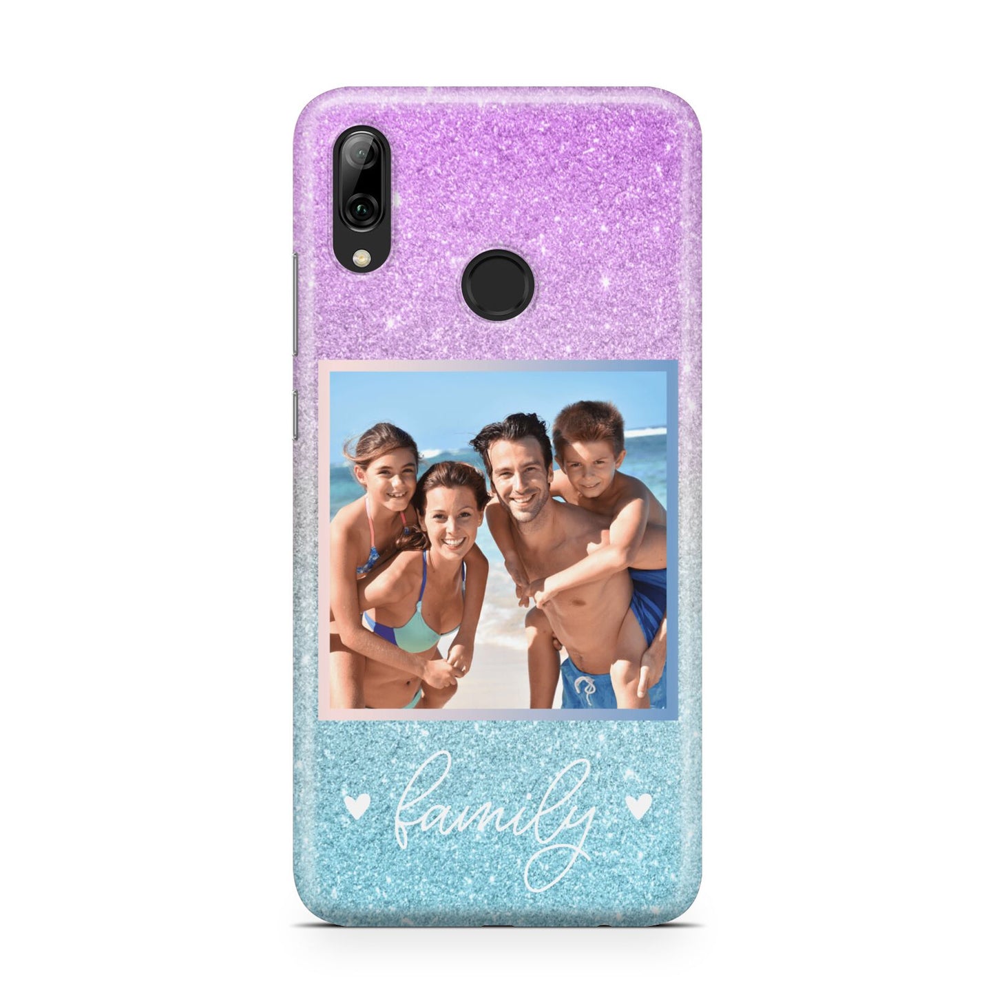 Personalised Glitter Photo Huawei Y7 2019