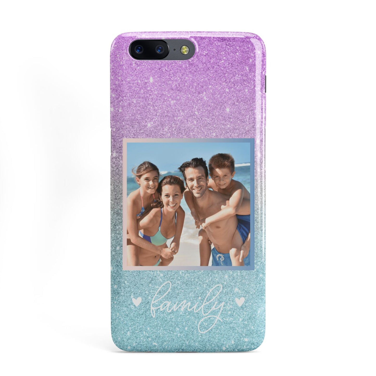 Personalised Glitter Photo OnePlus Case