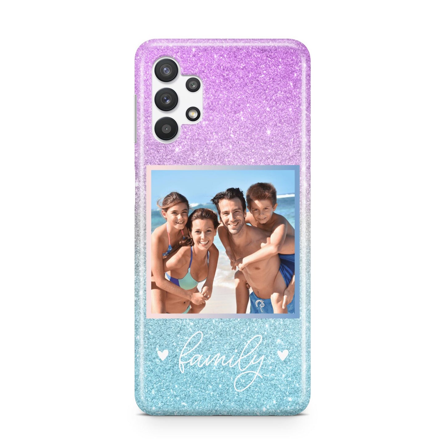 Personalised Glitter Photo Samsung A32 5G Case