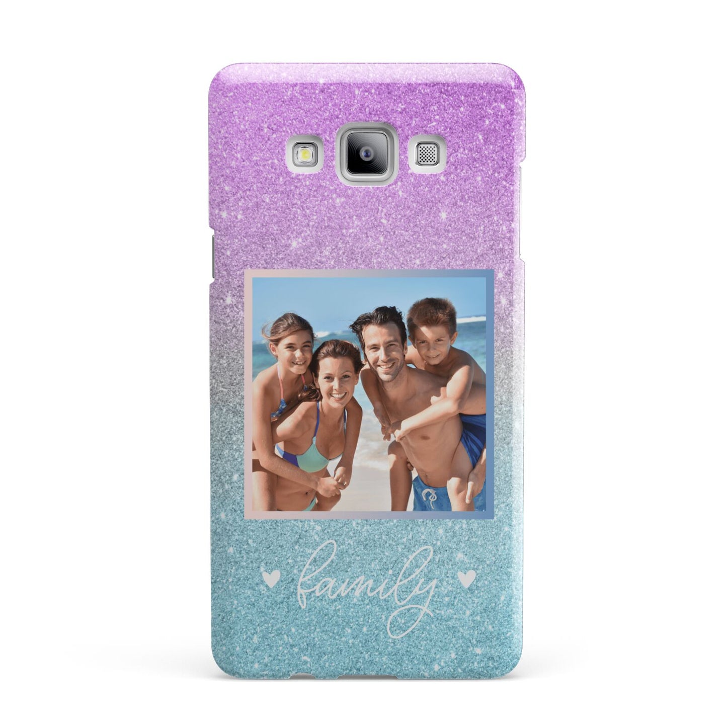 Personalised Glitter Photo Samsung Galaxy A7 2015 Case