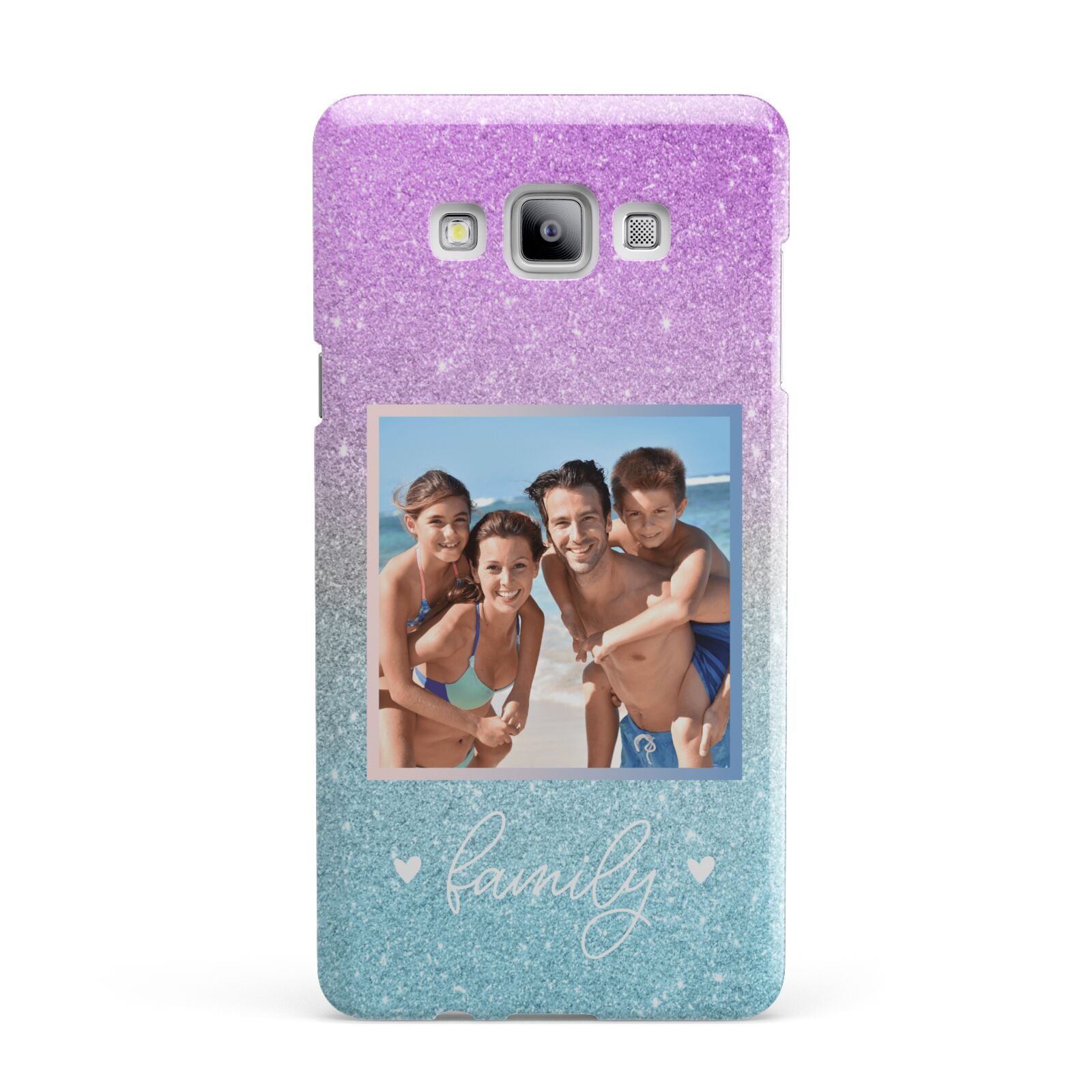 Personalised Glitter Photo Samsung Galaxy A7 2015 Case