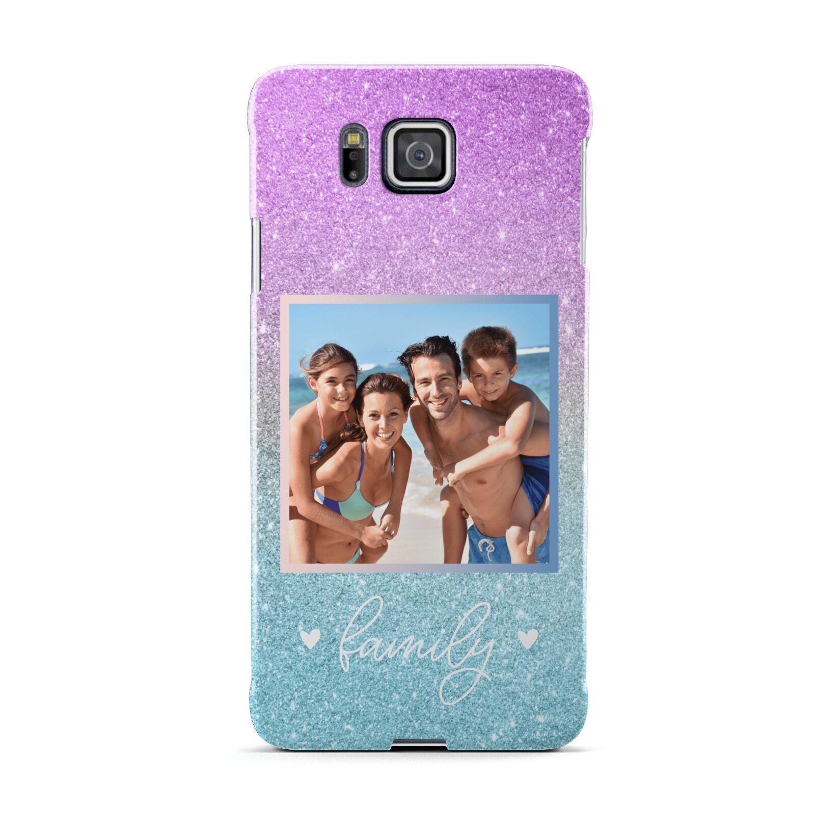 Personalised Glitter Photo Samsung Galaxy Alpha Case