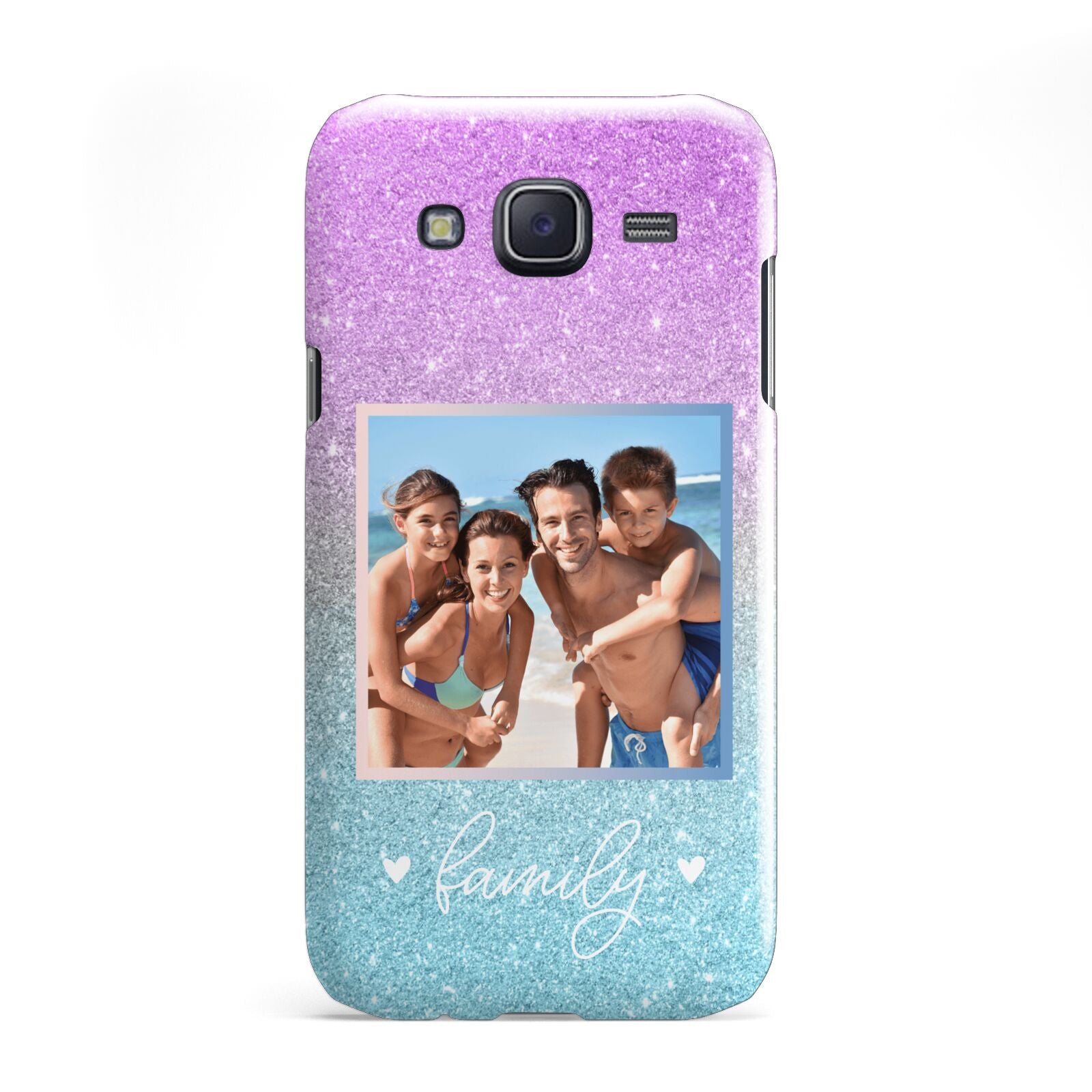 Personalised Glitter Photo Samsung Galaxy J5 Case