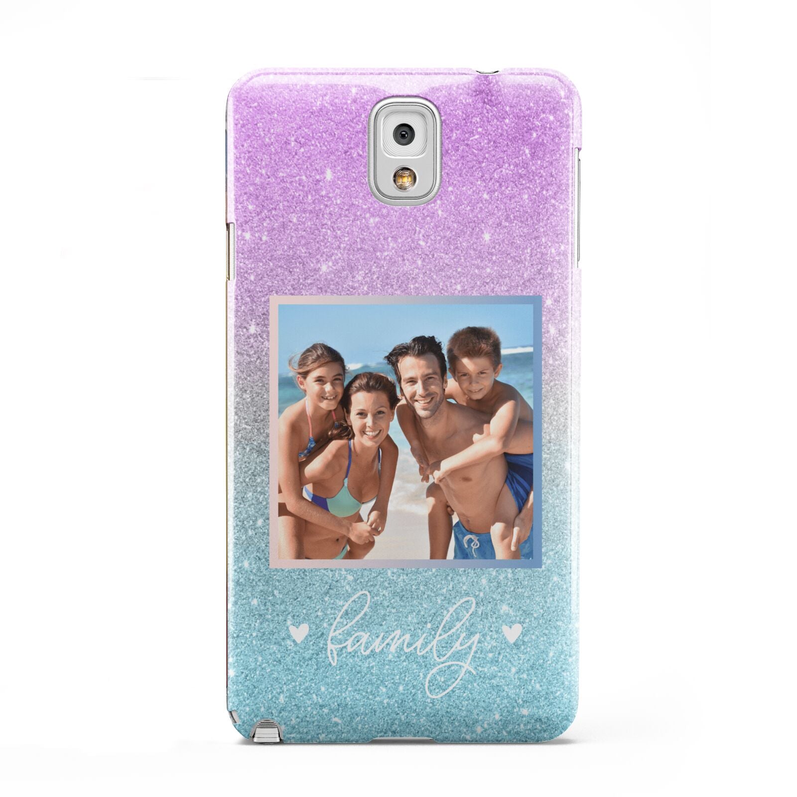 Personalised Glitter Photo Samsung Galaxy Note 3 Case