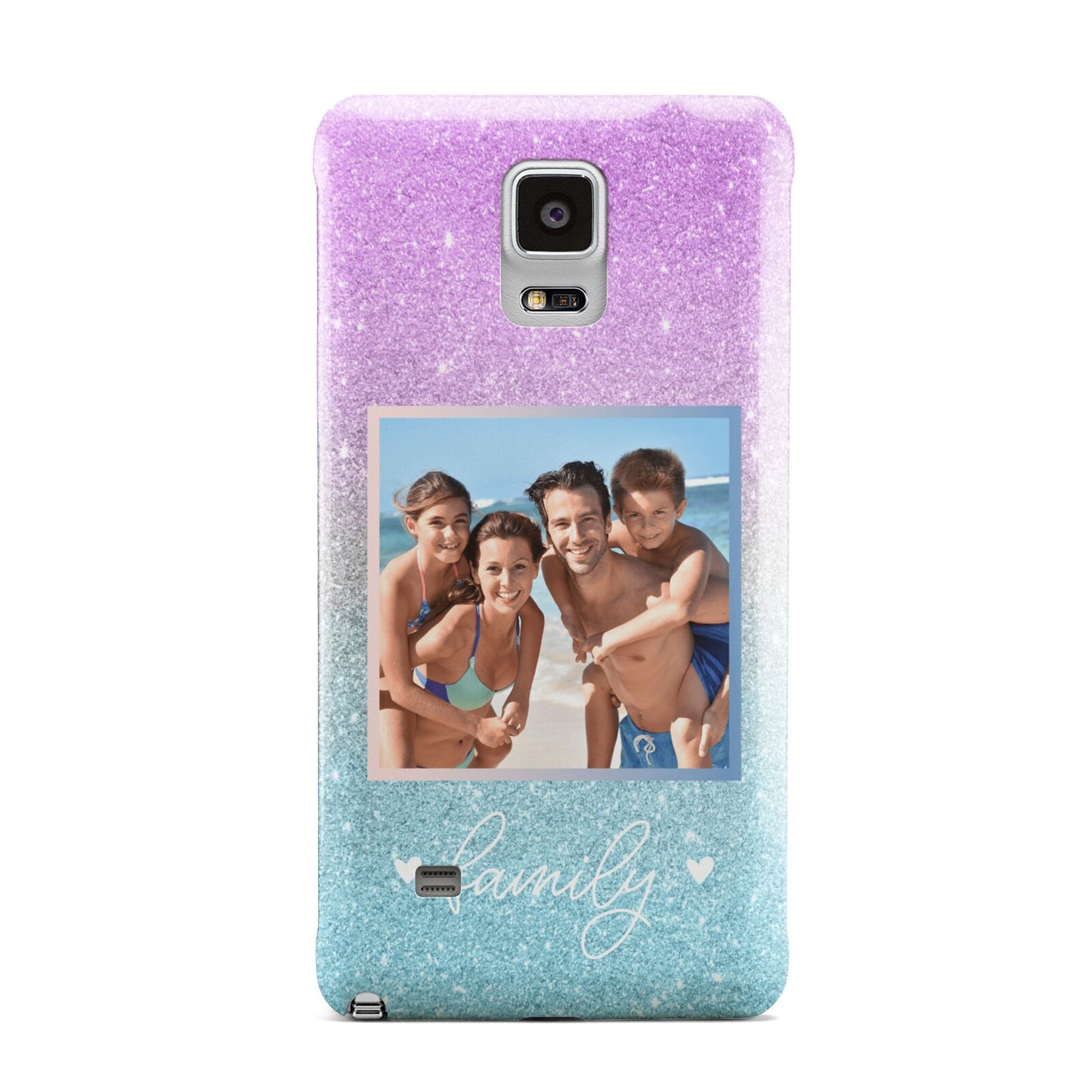 Personalised Glitter Photo Samsung Galaxy Note 4 Case