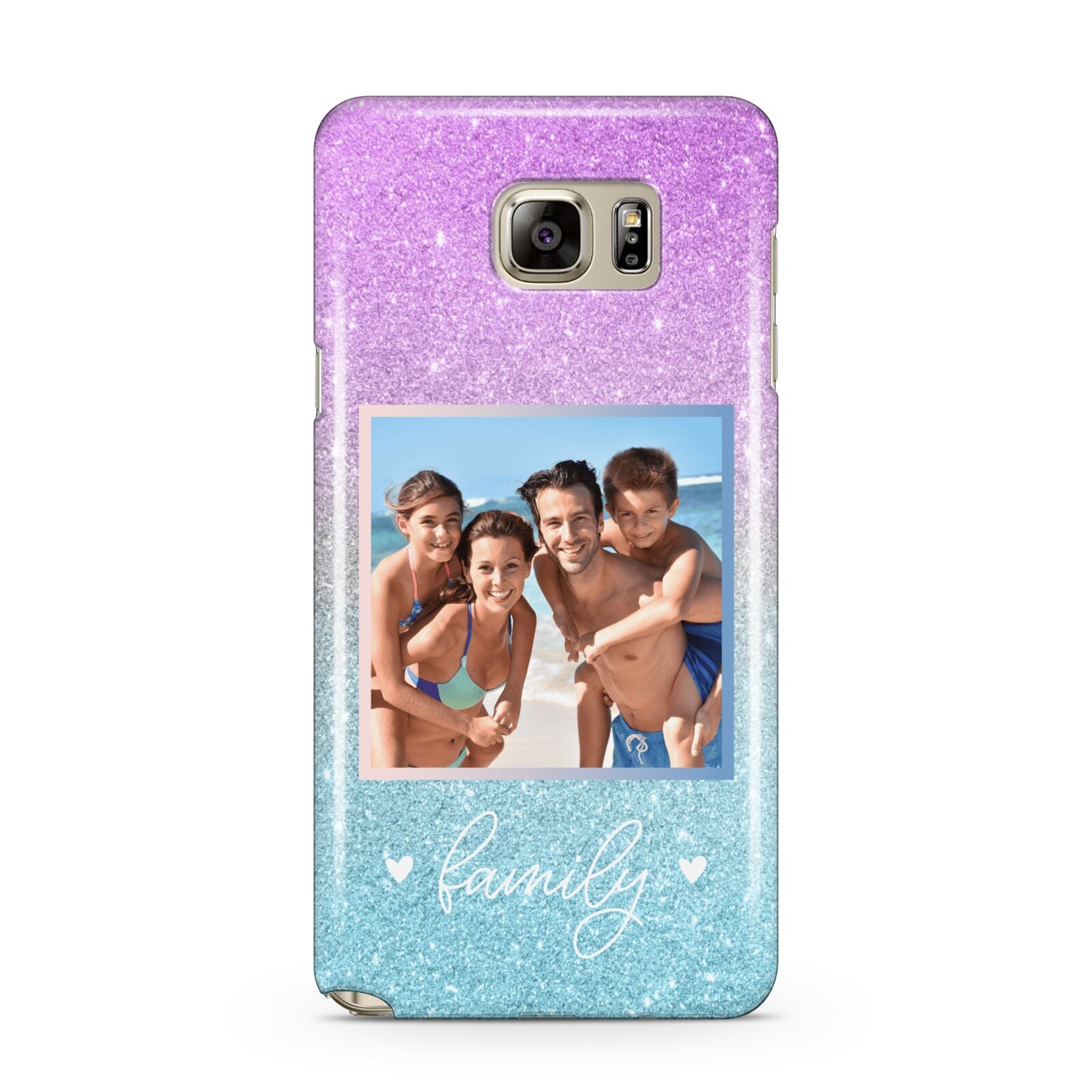 Personalised Glitter Photo Samsung Galaxy Note 5 Case