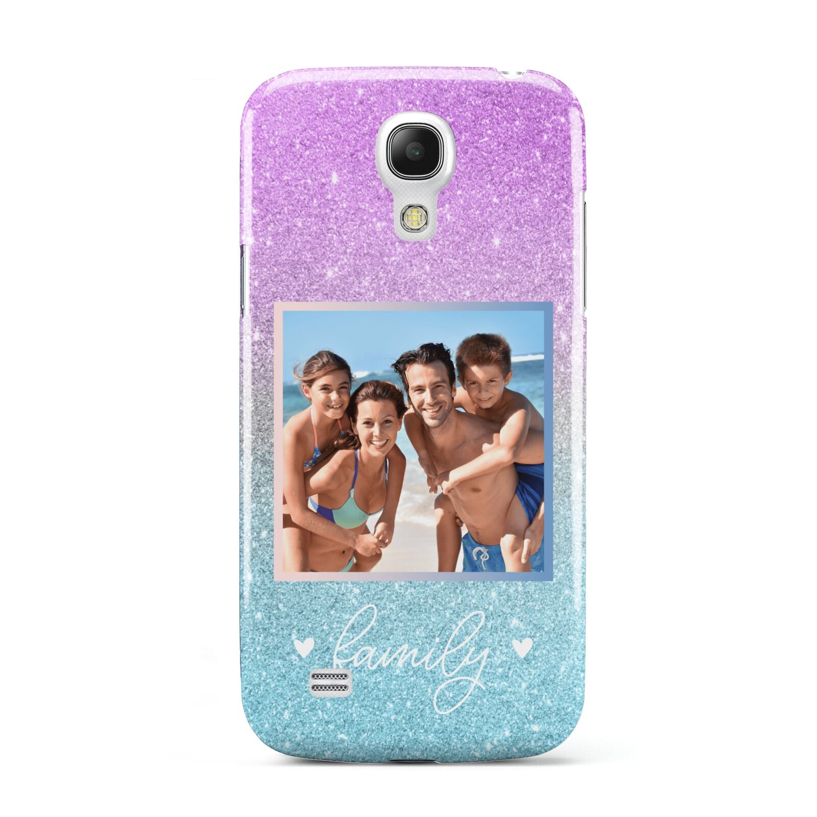 Personalised Glitter Photo Samsung Galaxy S4 Mini Case