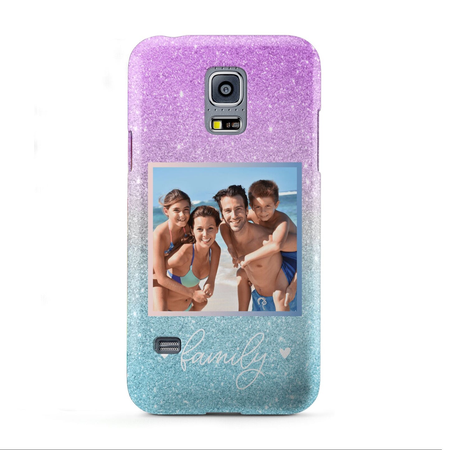 Personalised Glitter Photo Samsung Galaxy S5 Mini Case