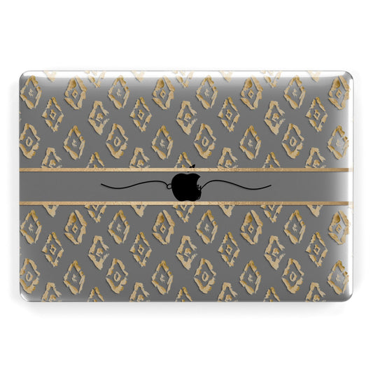 Personalised Gold Aztec Apple MacBook Case