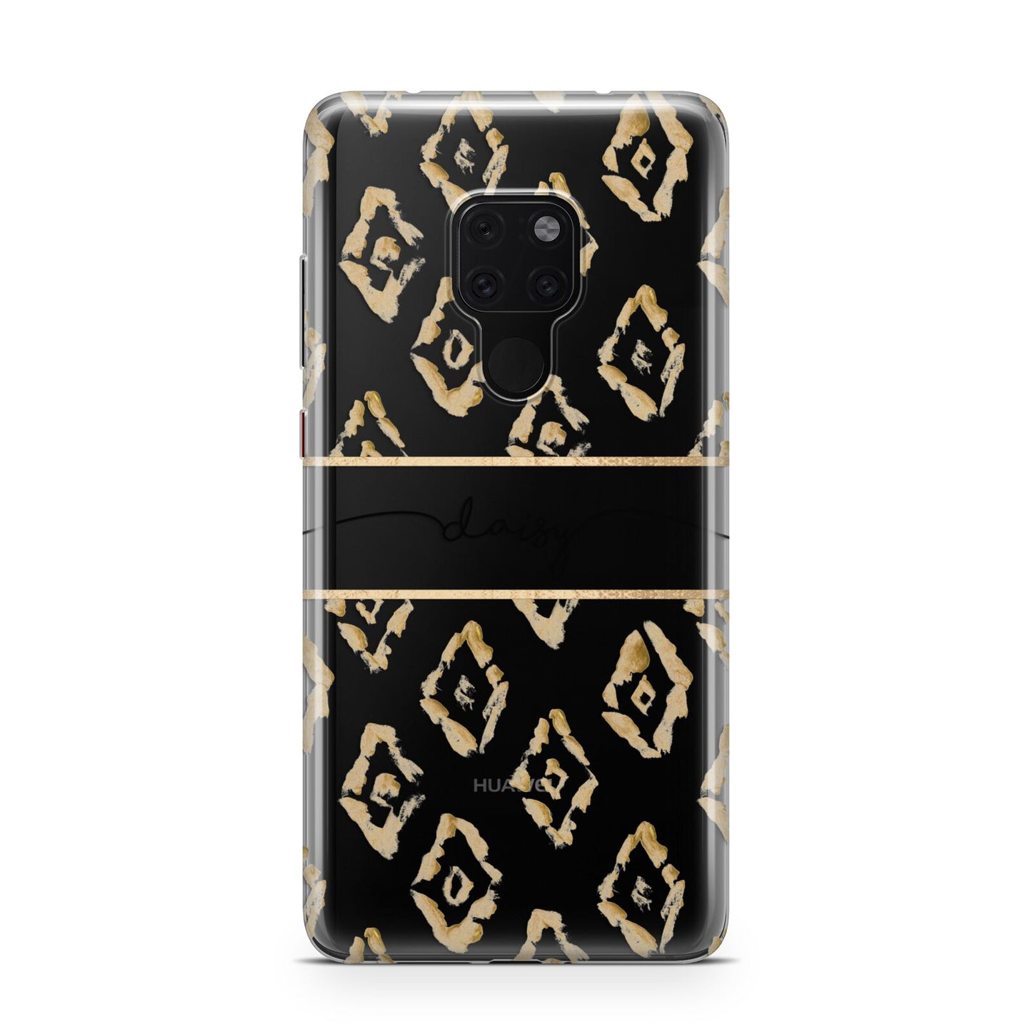 Personalised Gold Aztec Huawei Mate 20 Phone Case