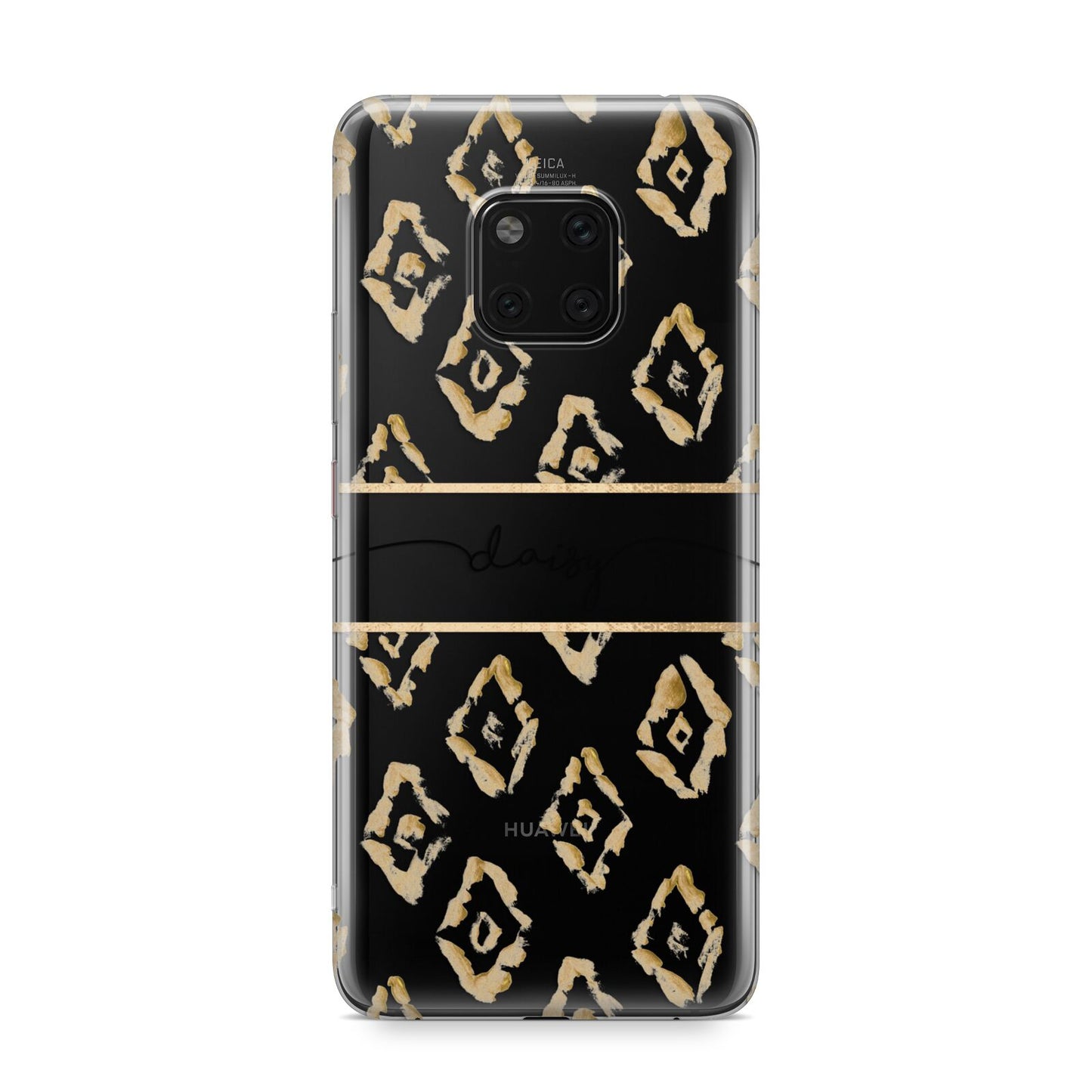 Personalised Gold Aztec Huawei Mate 20 Pro Phone Case