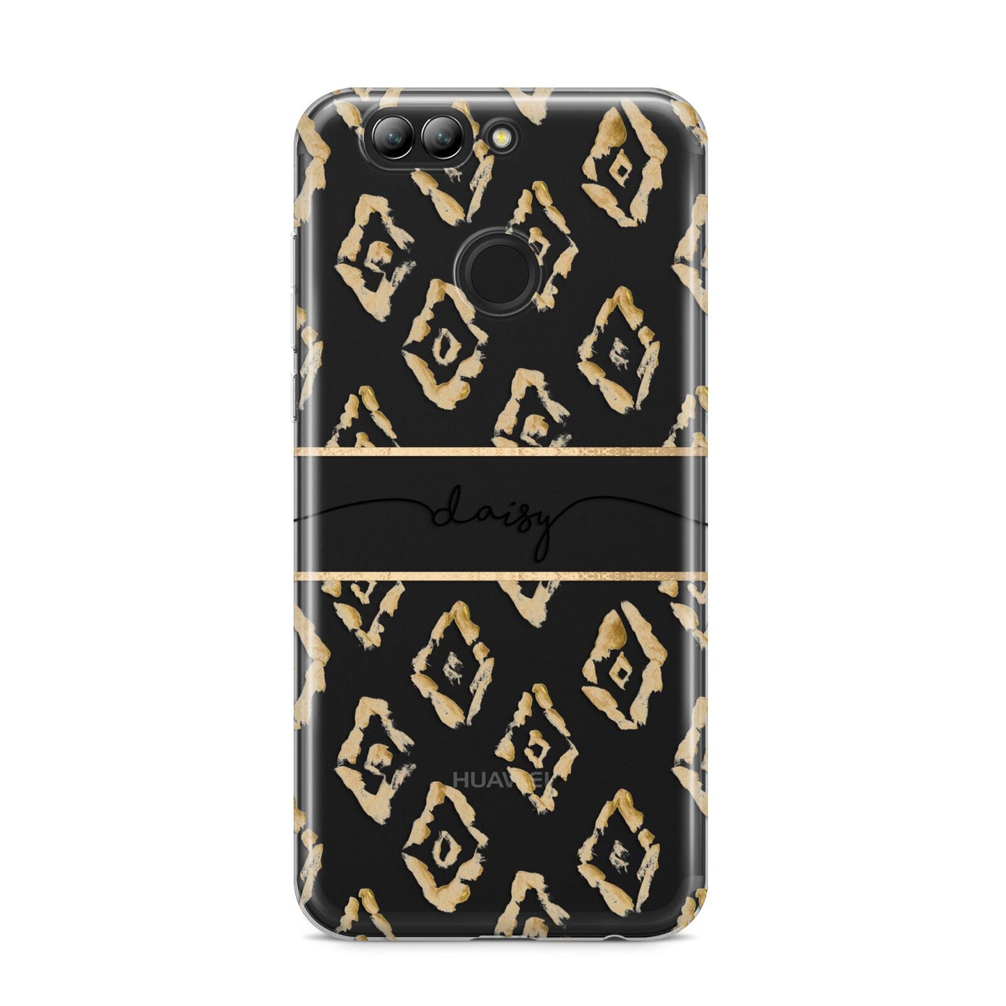 Personalised Gold Aztec Huawei Nova 2s Phone Case