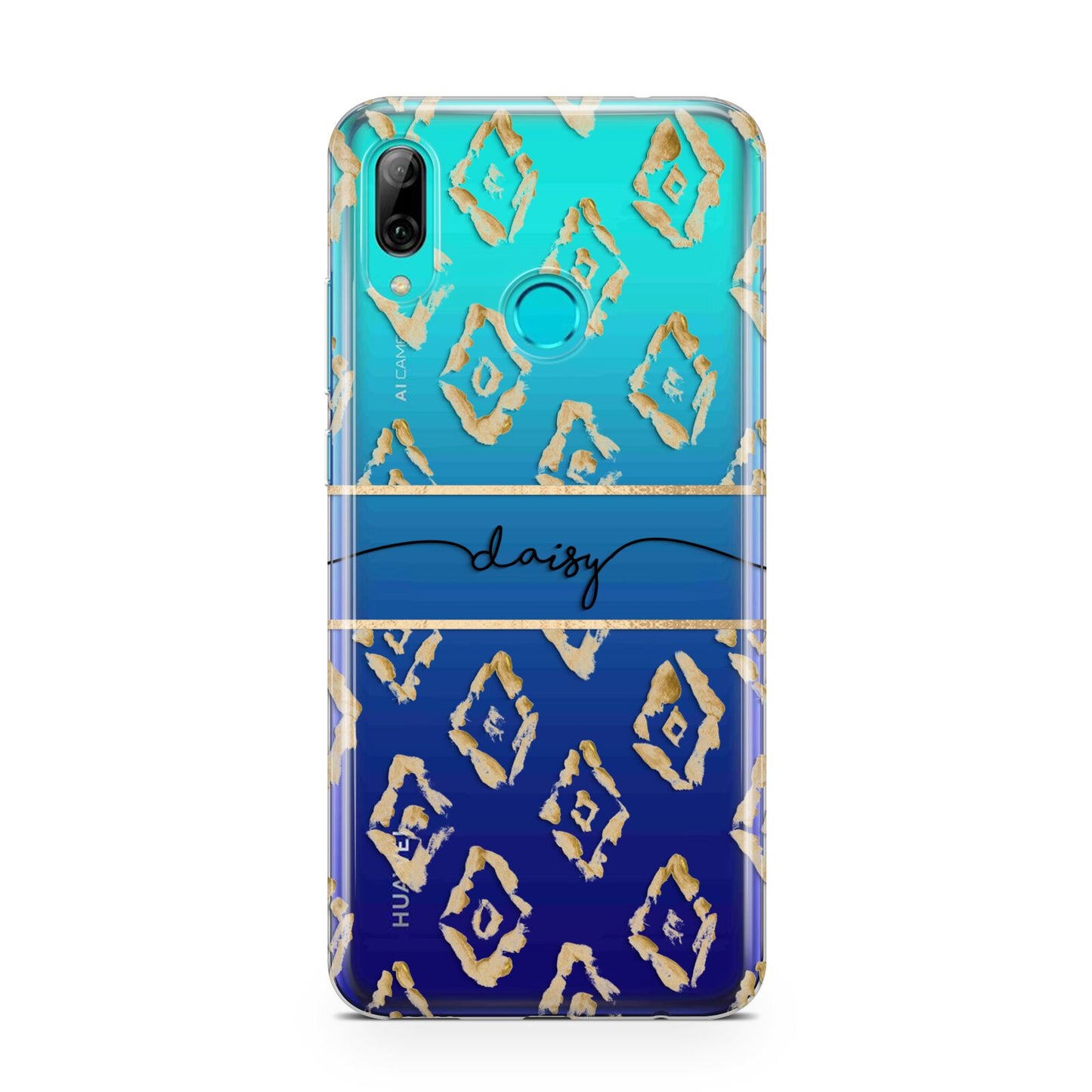 Personalised Gold Aztec Huawei P Smart 2019 Case