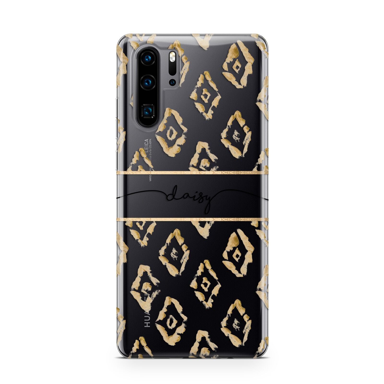 Personalised Gold Aztec Huawei P30 Pro Phone Case