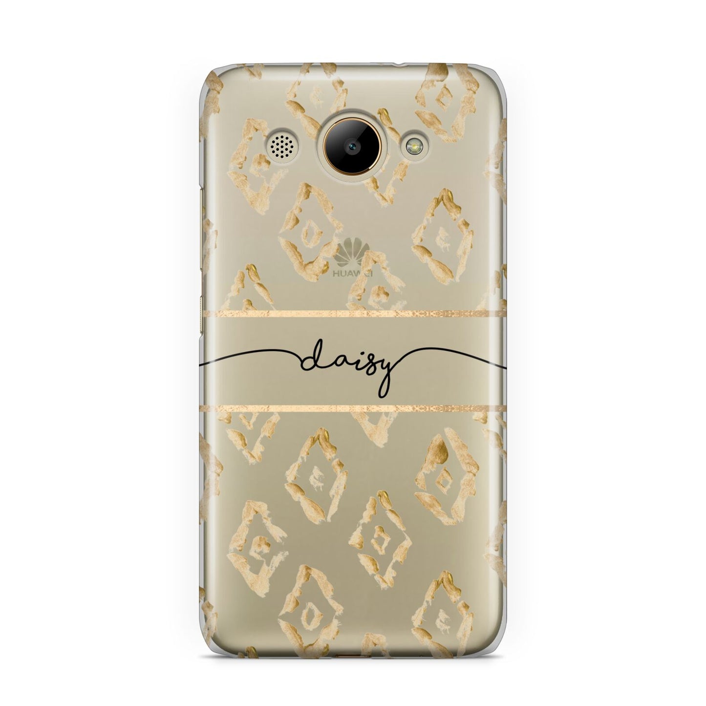 Personalised Gold Aztec Huawei Y3 2017