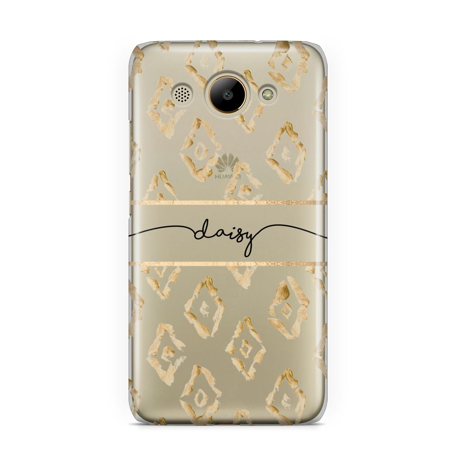 Personalised Gold Aztec Huawei Y3 2017