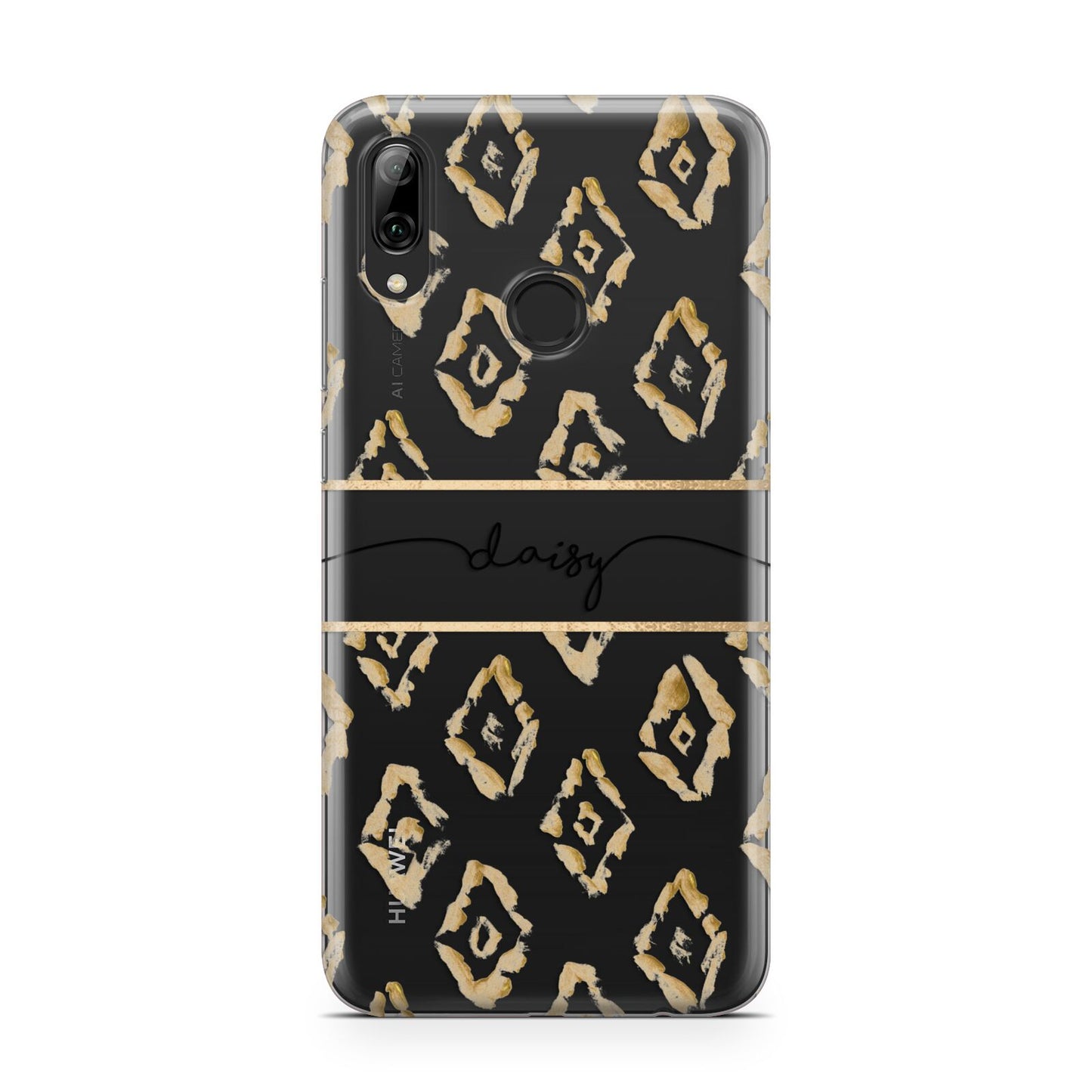 Personalised Gold Aztec Huawei Y7 2019