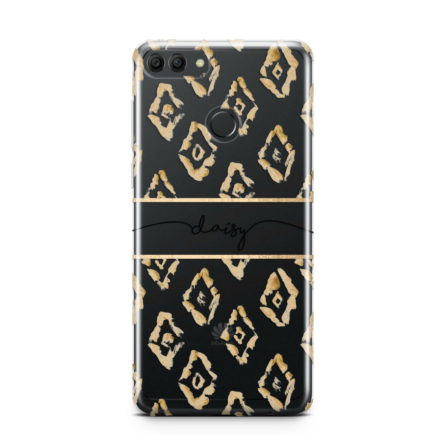 Personalised Gold Aztec Huawei Y9 2018