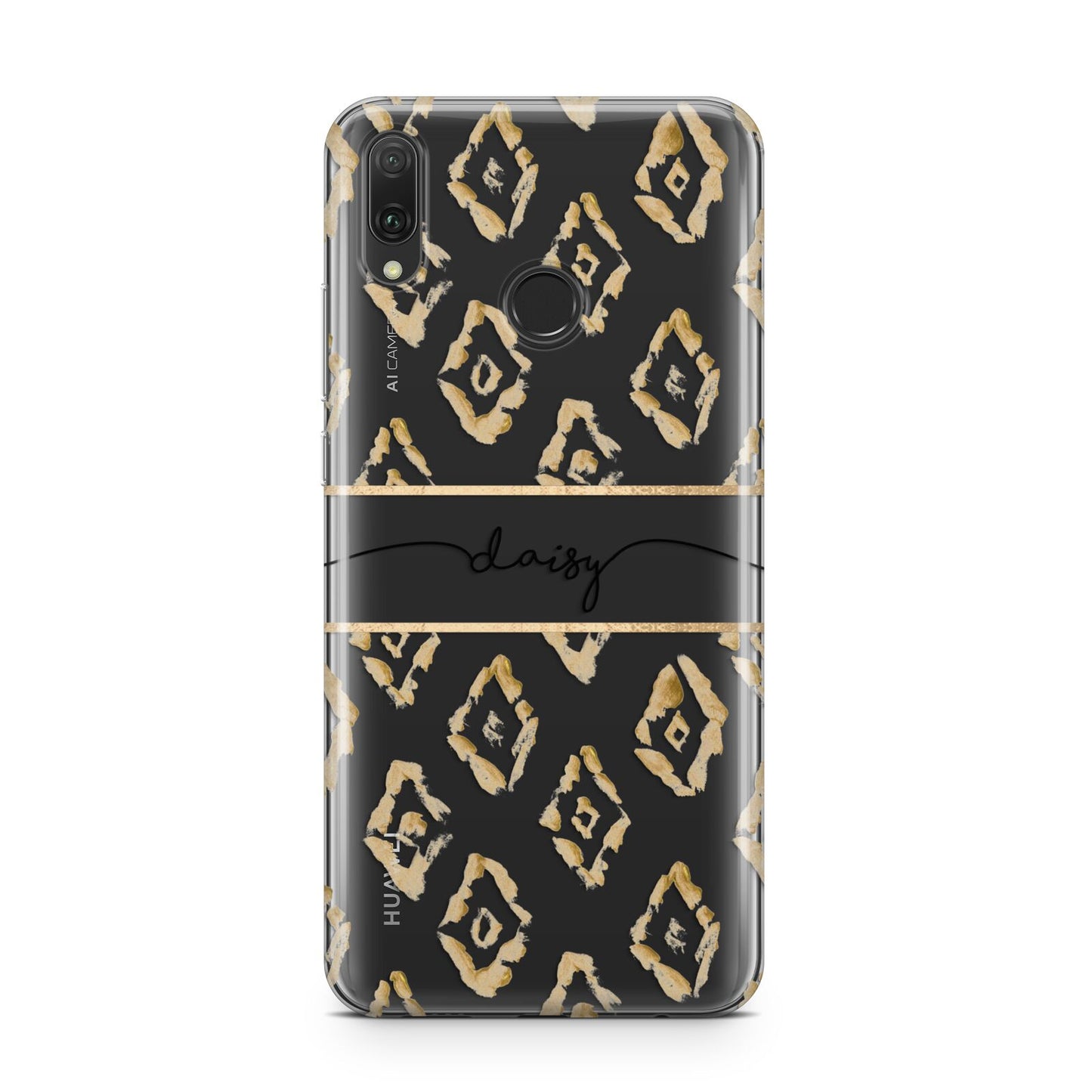 Personalised Gold Aztec Huawei Y9 2019