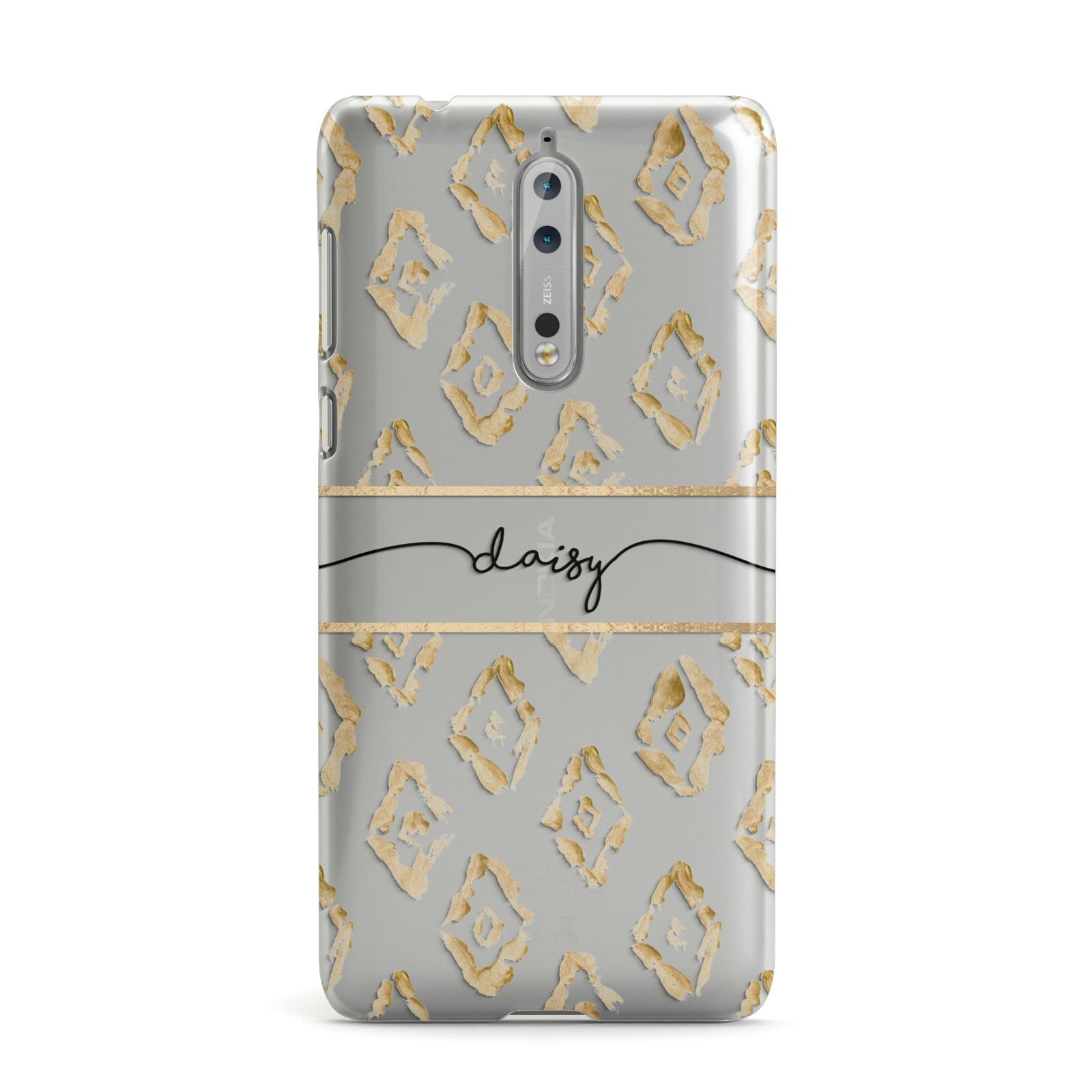 Personalised Gold Aztec Nokia Case