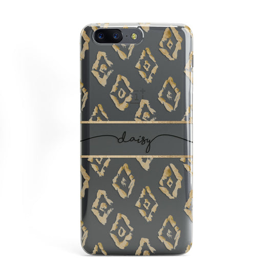 Personalised Gold Aztec OnePlus Case