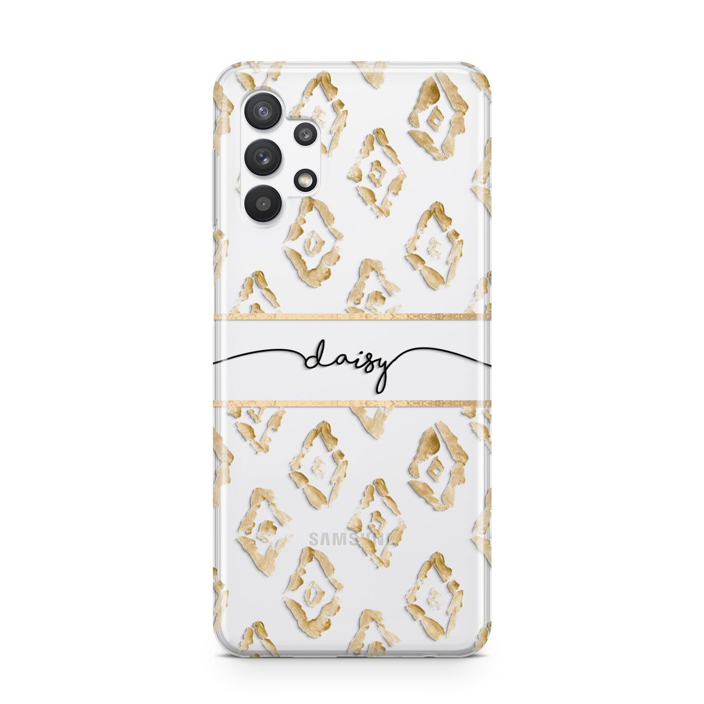 Personalised Gold Aztec Samsung A32 5G Case