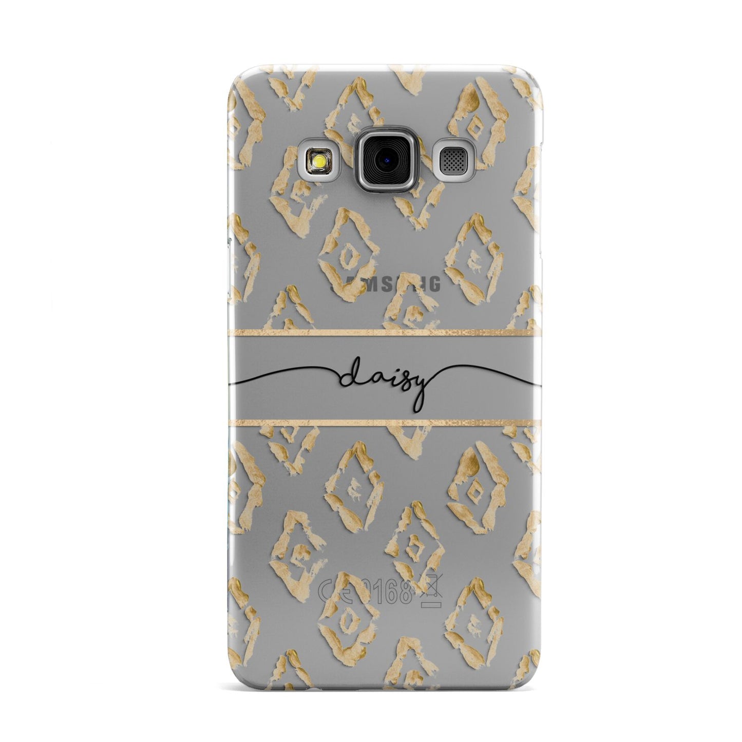 Personalised Gold Aztec Samsung Galaxy A3 Case