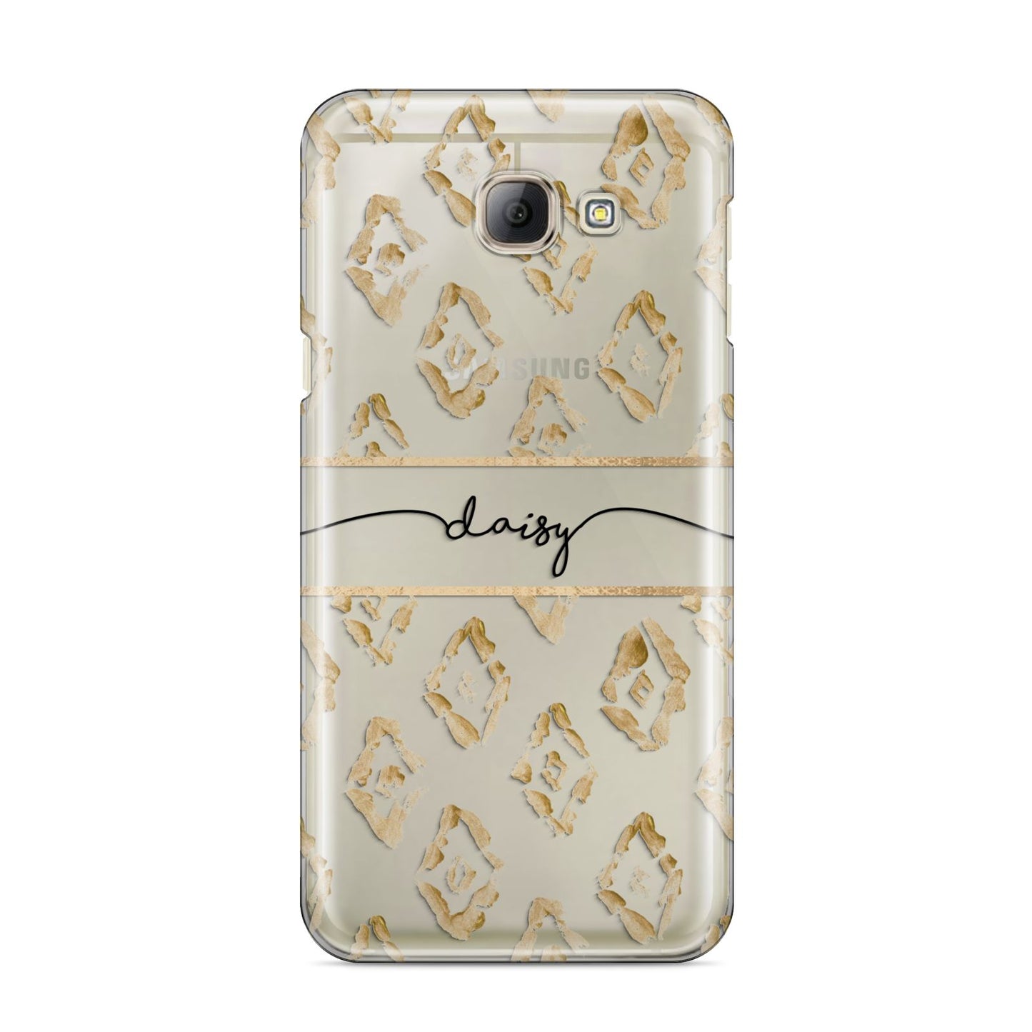 Personalised Gold Aztec Samsung Galaxy A8 2016 Case