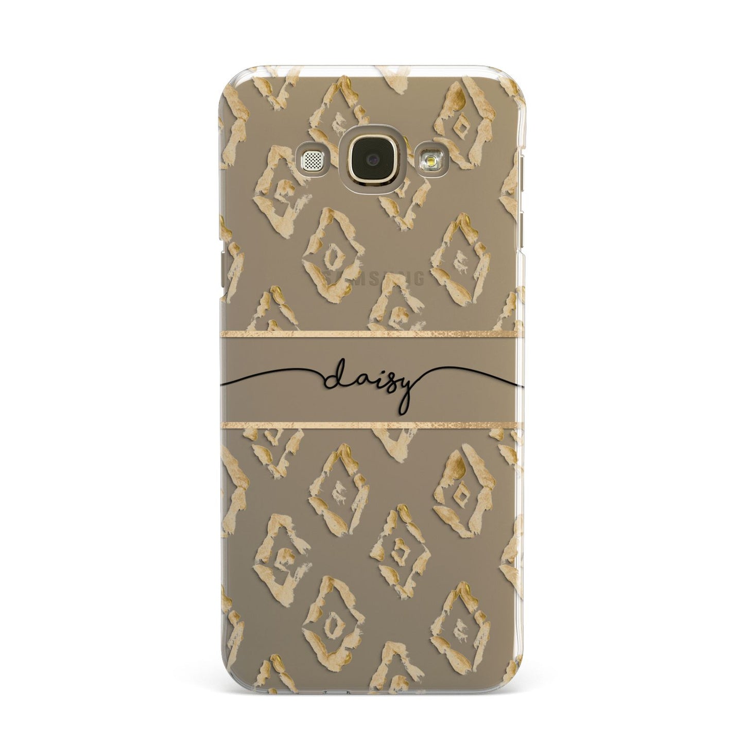 Personalised Gold Aztec Samsung Galaxy A8 Case