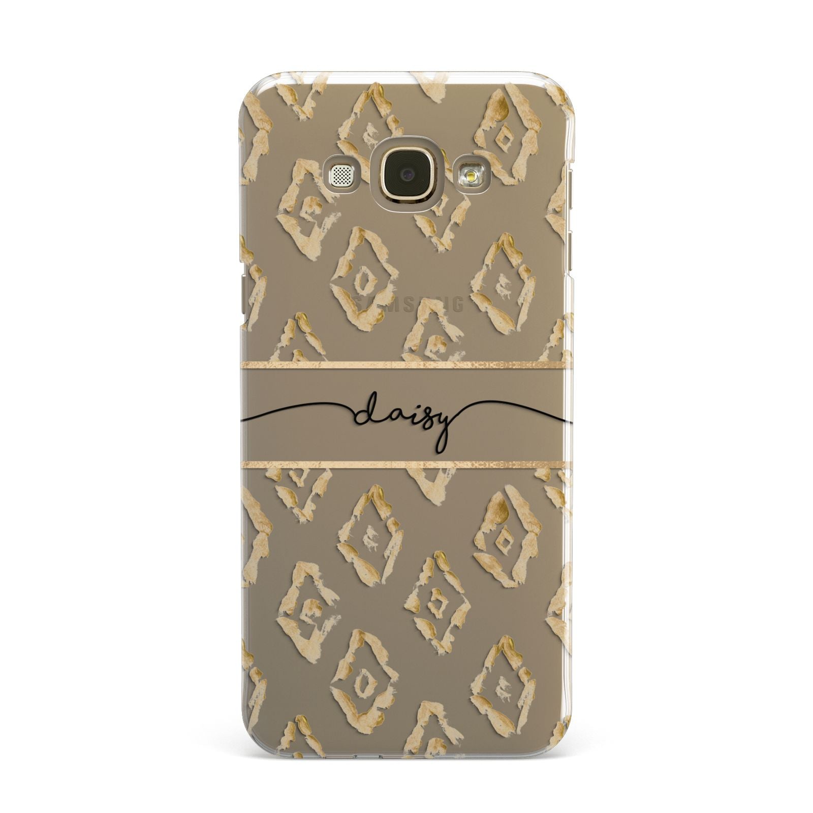 Personalised Gold Aztec Samsung Galaxy A8 Case