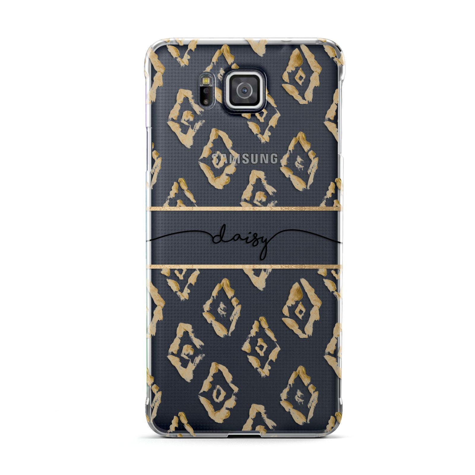 Personalised Gold Aztec Samsung Galaxy Alpha Case