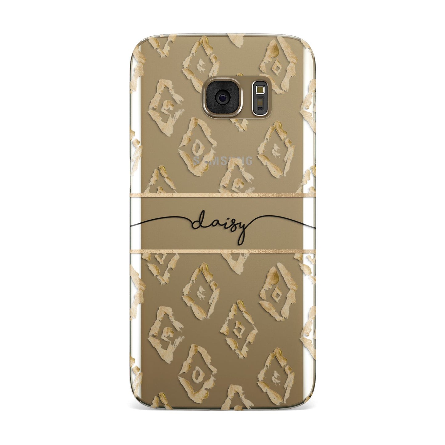 Personalised Gold Aztec Samsung Galaxy Case