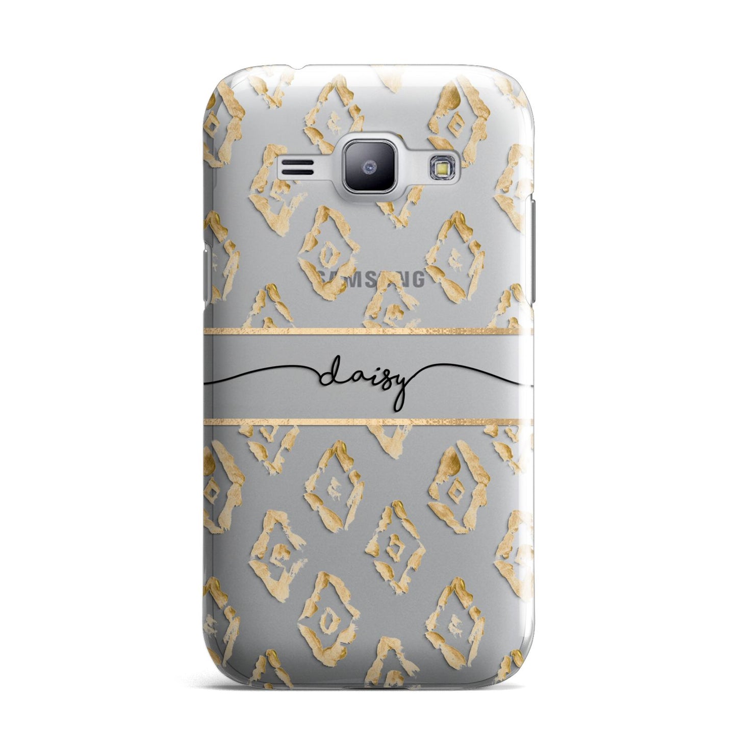 Personalised Gold Aztec Samsung Galaxy J1 2015 Case