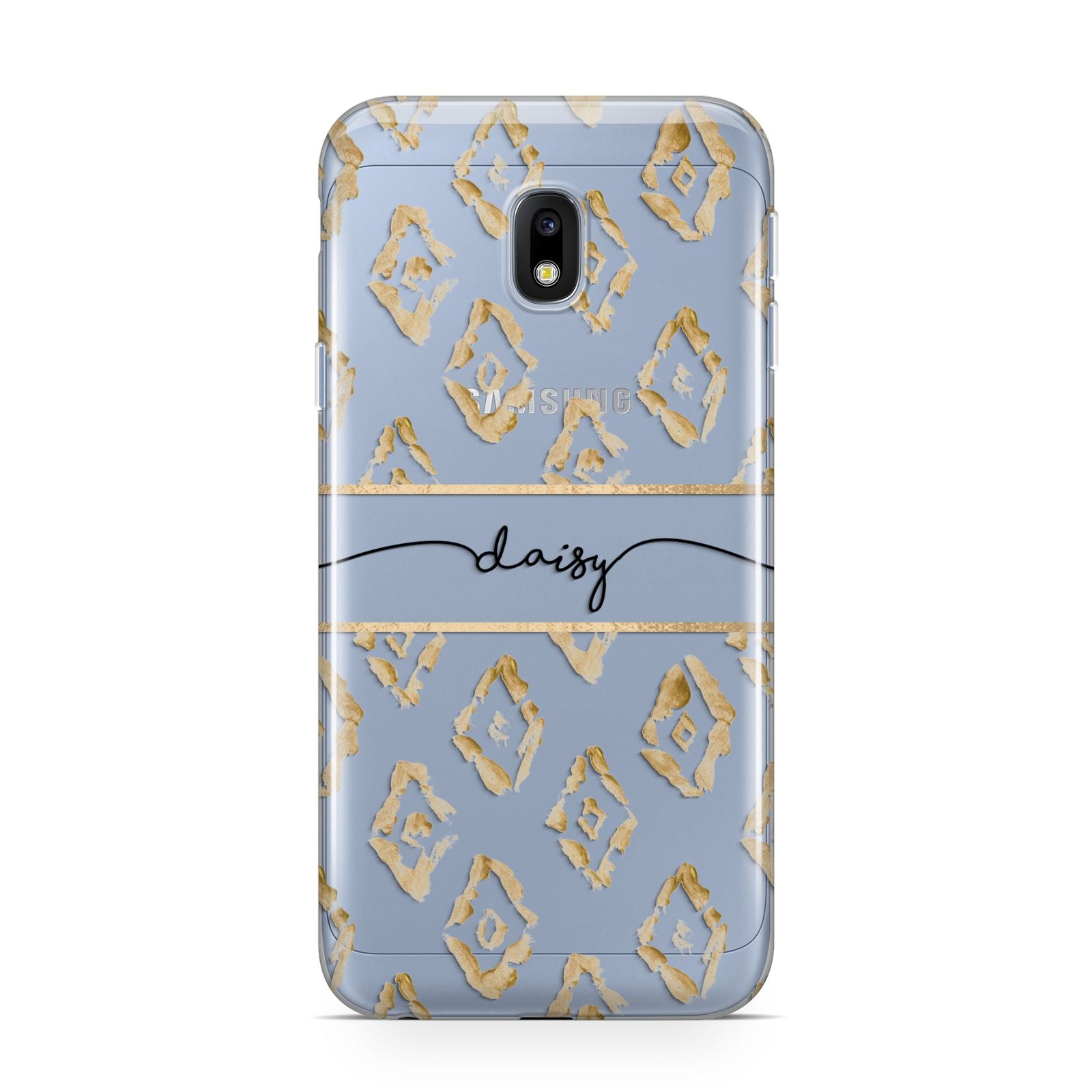 Personalised Gold Aztec Samsung Galaxy J3 2017 Case