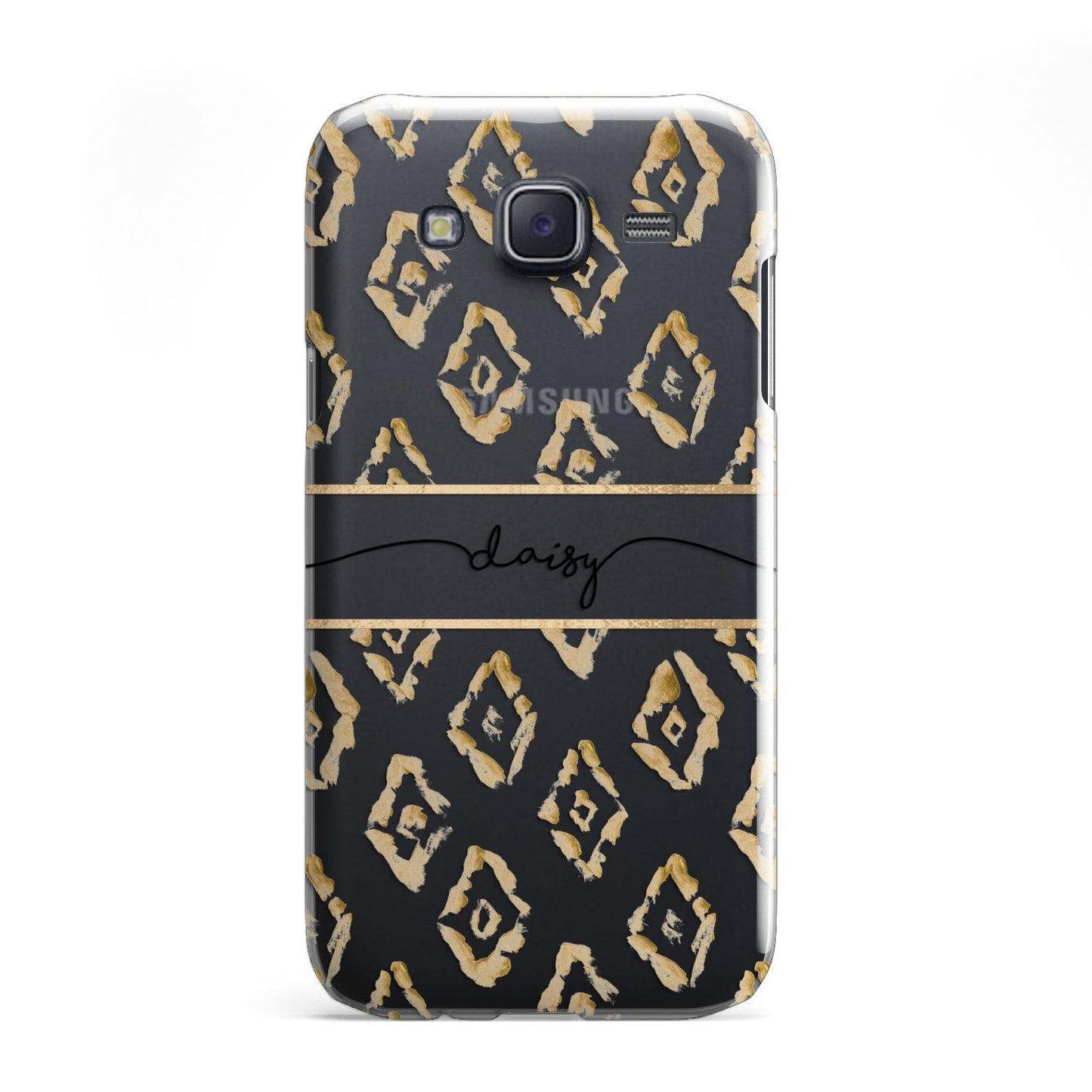 Personalised Gold Aztec Samsung Galaxy J5 Case