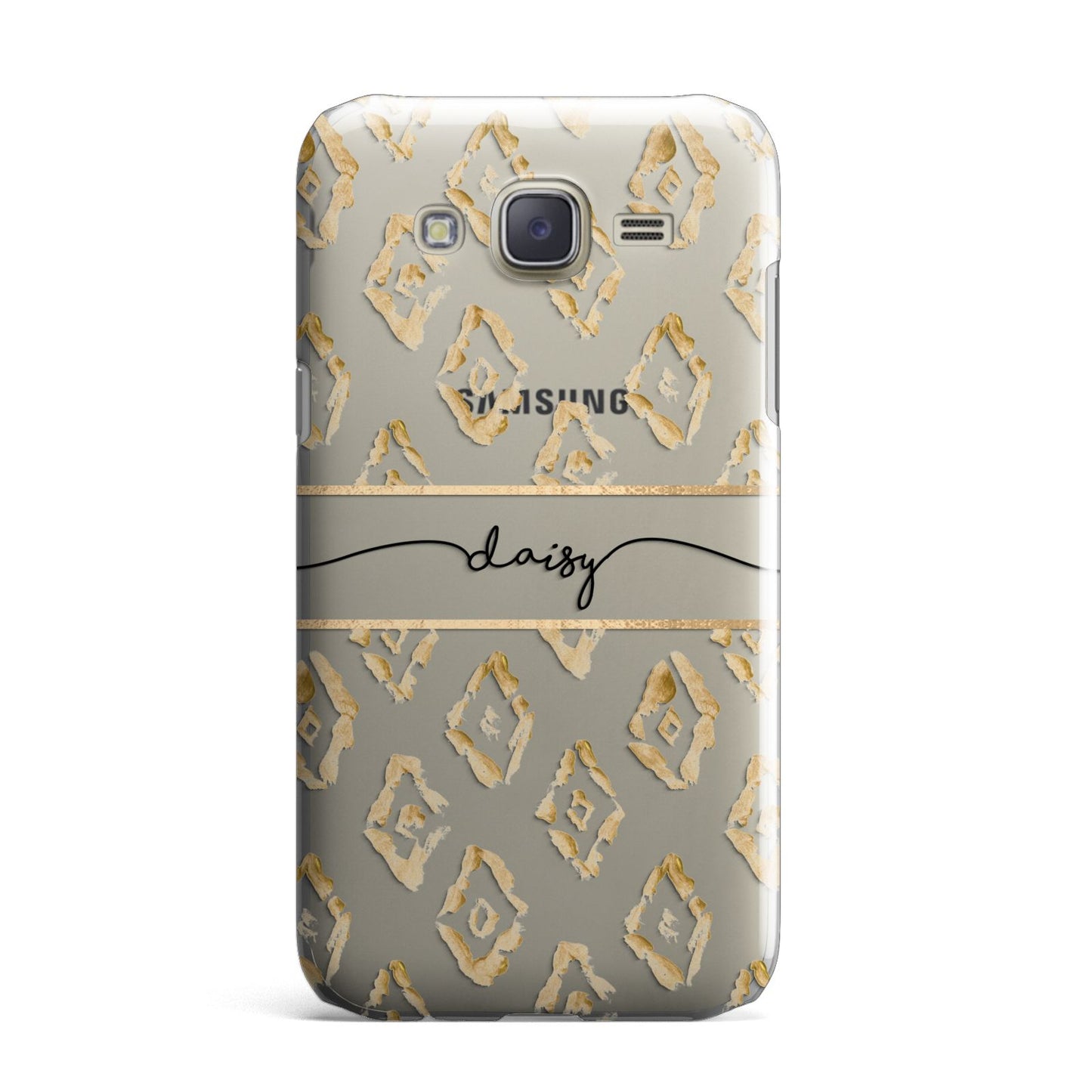 Personalised Gold Aztec Samsung Galaxy J7 Case