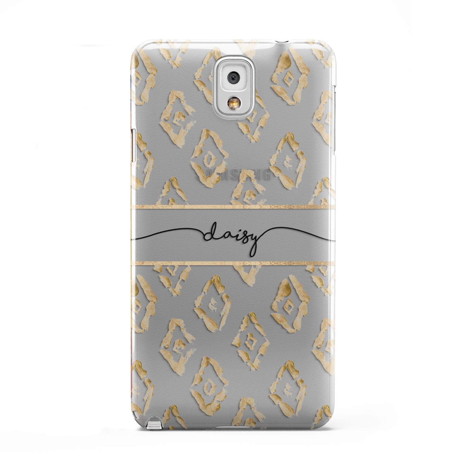 Personalised Gold Aztec Samsung Galaxy Note 3 Case