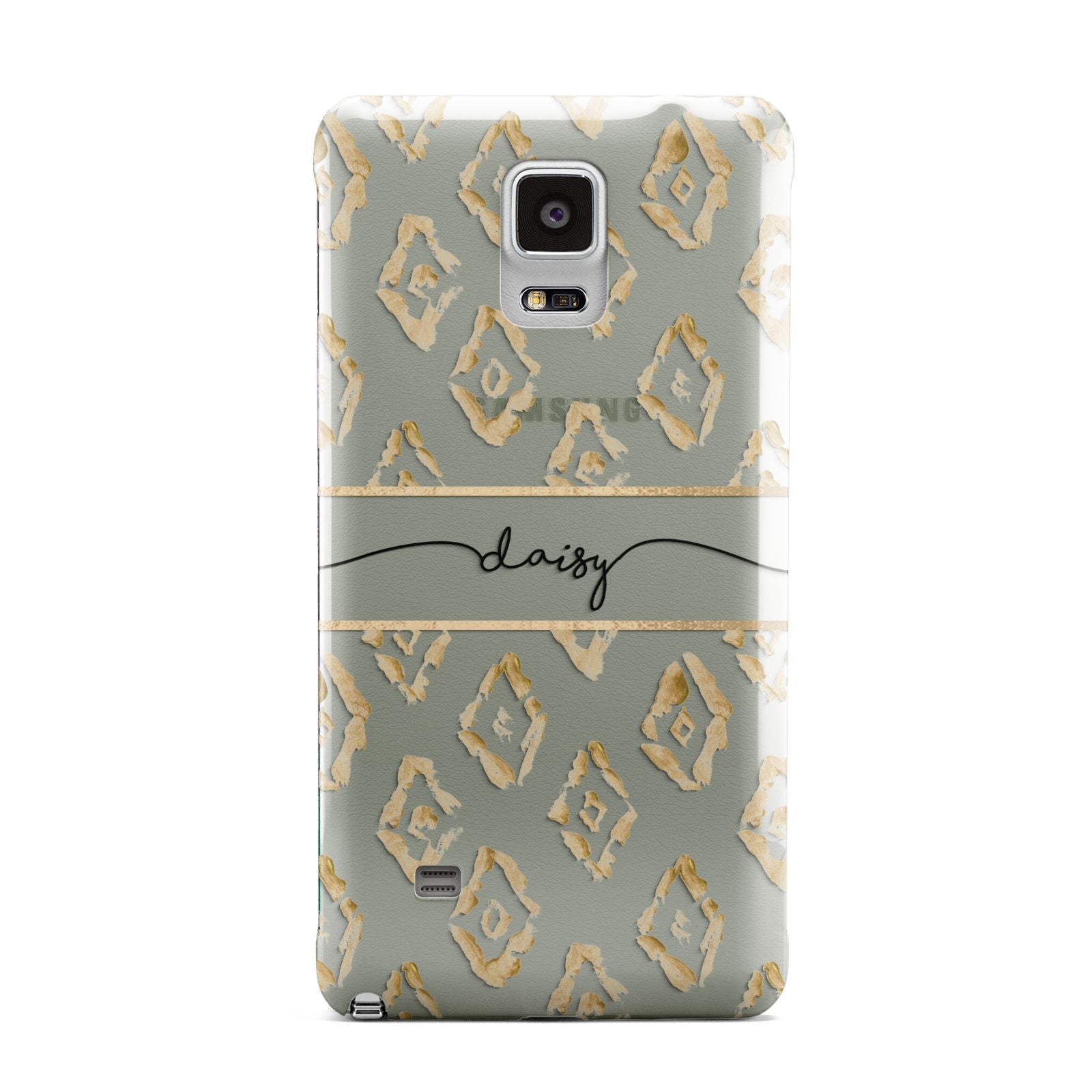 Personalised Gold Aztec Samsung Galaxy Note 4 Case