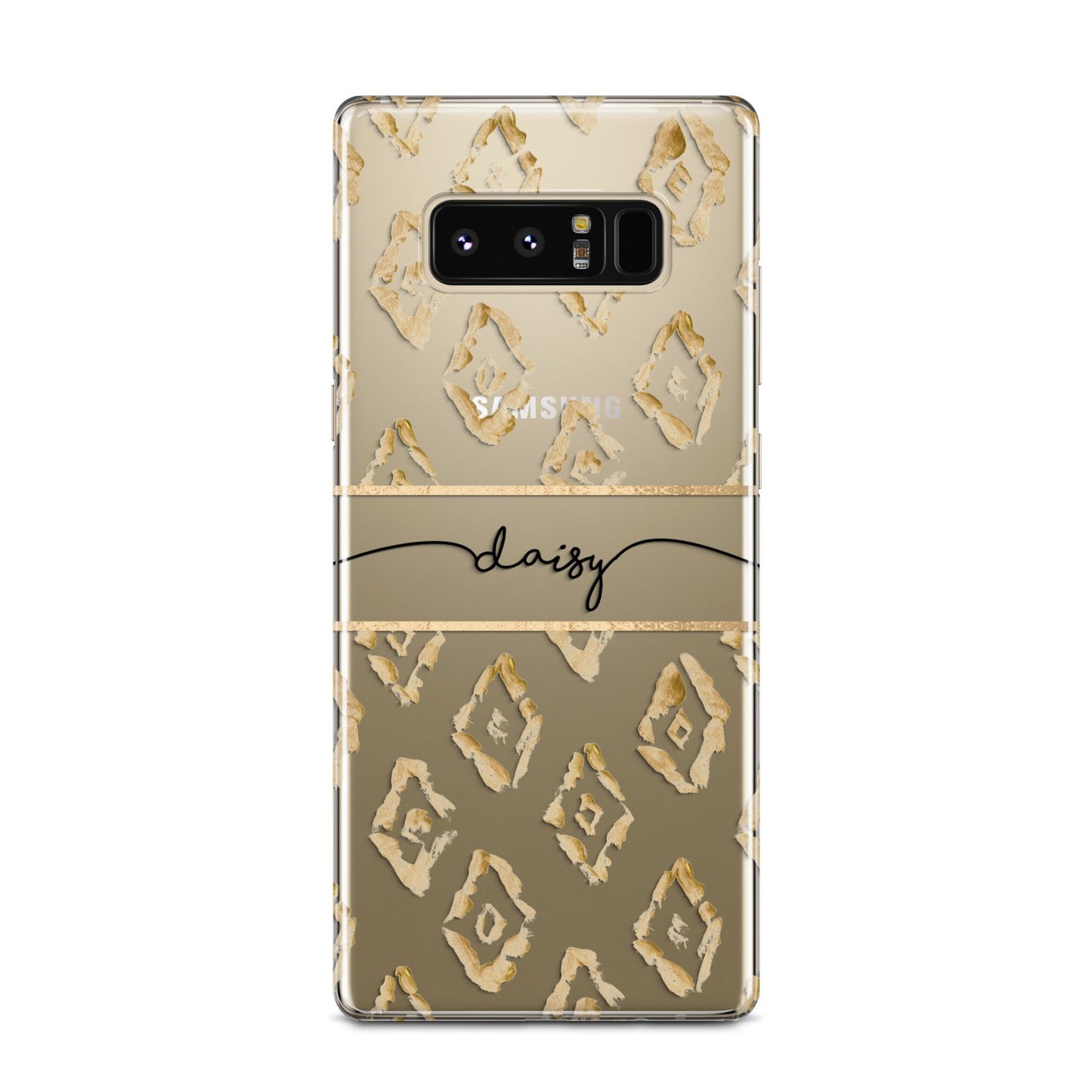 Personalised Gold Aztec Samsung Galaxy Note 8 Case