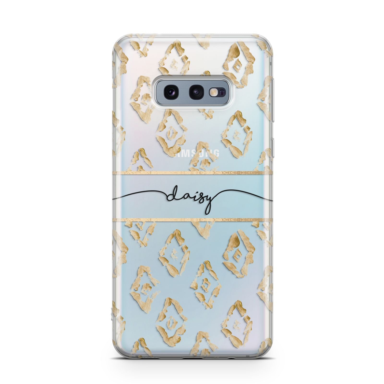 Personalised Gold Aztec Samsung Galaxy S10E Case