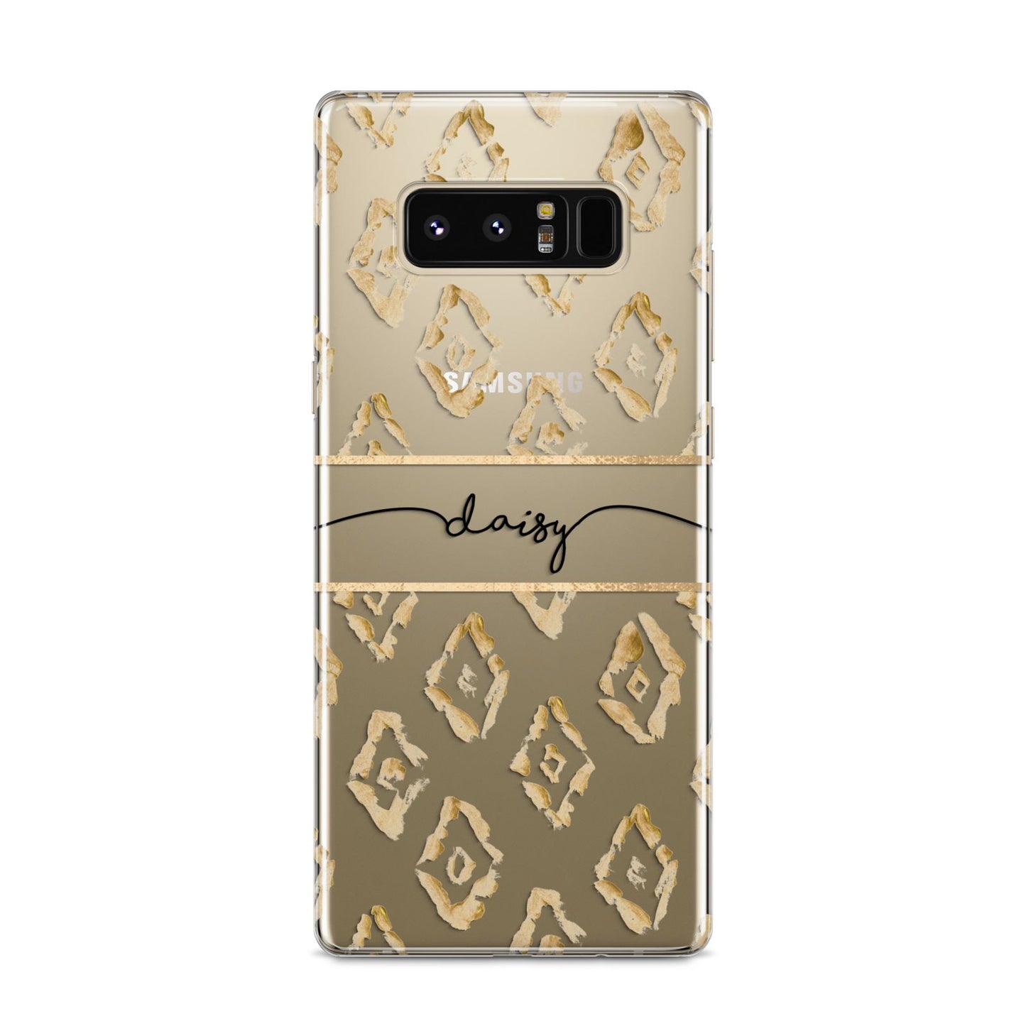 Personalised Gold Aztec Samsung Galaxy S8 Case