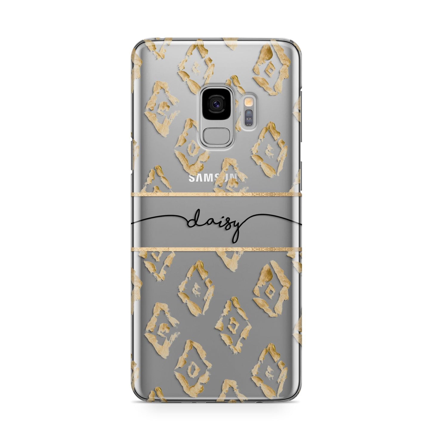 Personalised Gold Aztec Samsung Galaxy S9 Case