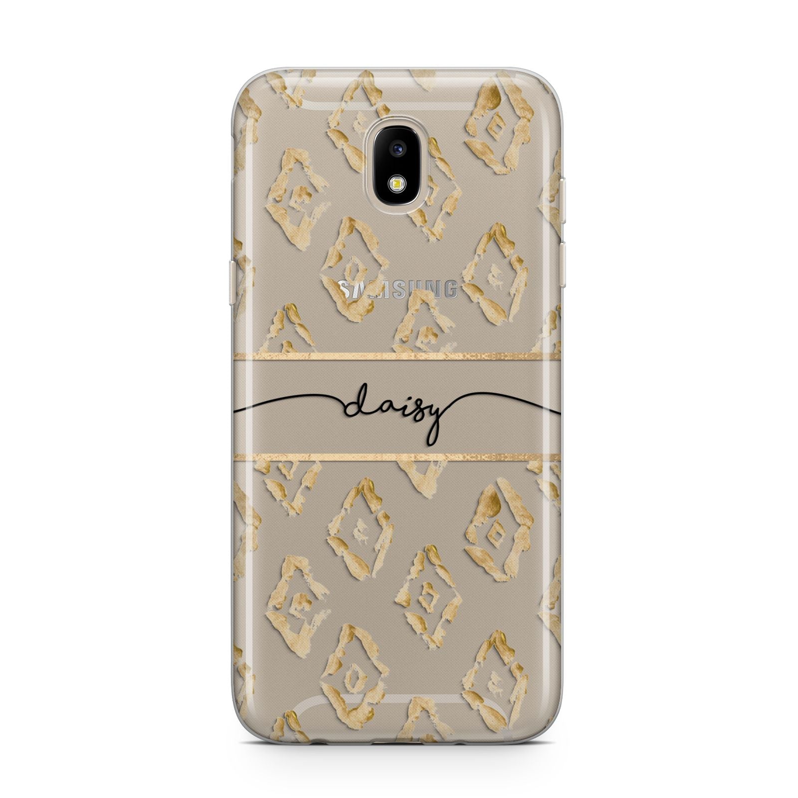 Personalised Gold Aztec Samsung J5 2017 Case