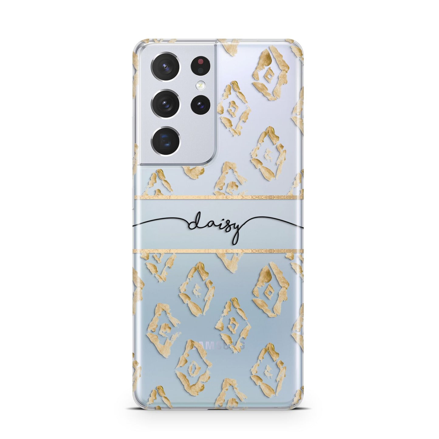 Personalised Gold Aztec Samsung S21 Ultra Case