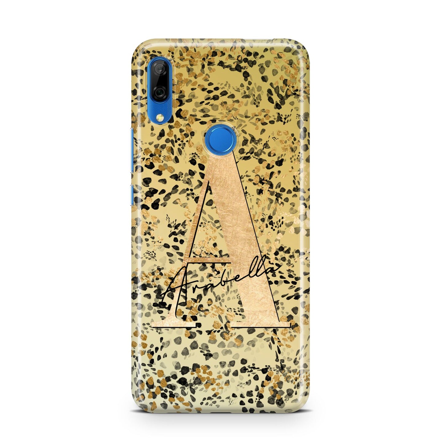 Personalised Gold Black Cheetah Huawei P Smart Z