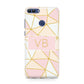 Personalised Gold Initials Geometric Huawei P Smart Case